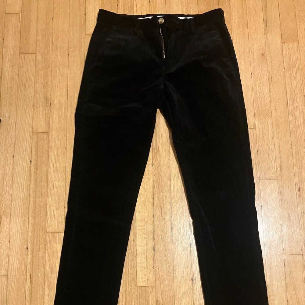 ID MENSWEAR williamsburg brooklyn Black Corduroy Pants/Slacks 29 J Crew